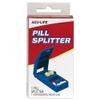 Acu-Life Pill Splitter with Storage, Stainless Steel Blade, Sturdy, Easy to Use, Accurate, Safely Cuts in Half Small, Tiny and Large Pills, Tablets, Vitamins, for Seniors, Pets, Blue, BPA Free view 4