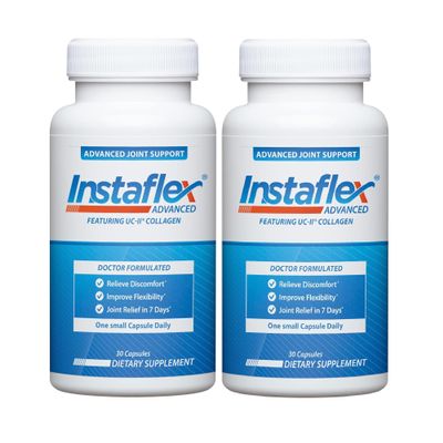 Instaflex Advanced Joint Support Nutritional Supplement Capsule with Doctor Formulated Joint Relief Supplement, Featuring UC-II Collagen & 5 Other Joint Discomfort Fighting Ingredients, 60 Ct
