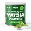 Matcha DNA Organic Matcha Powder - XXL 16oz TIN  Matcha Green Tea - USDA Organic Gluten-Free Vegan, Unsweetened No Additives - Everyday Green Macha Powder Tea for Lattes, Smoothies, Baking & Recipes view 1