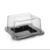 Fineline Settings Wavetrends Clear Dome Lid Pet For 6.5" Plate 120 Pieces view 1