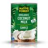 Native Forest Organic Coconut Milk Unsweetened - Coconut Milk Canned, Unsweetened, Simple - 13.5 Fl Oz (Pack of 3) view 1