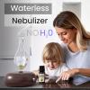 ArOmis Premium Glass Essential Oils Nebulizer - Waterless Diffuser for Aromatherapy - Handmade Oil Diffuser, Wooden Base, No Plastic, No Heat, No Battery, No LEDs - Orbis Nox Merus view 3