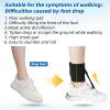 Tenbon Ankle Support Drop Foot Brace Orthosis - Comfort Cushioned Adjustable Wrap Compression For Improved Walking Gait, Prevents Cramps Ankle Sprains (Black) view 2