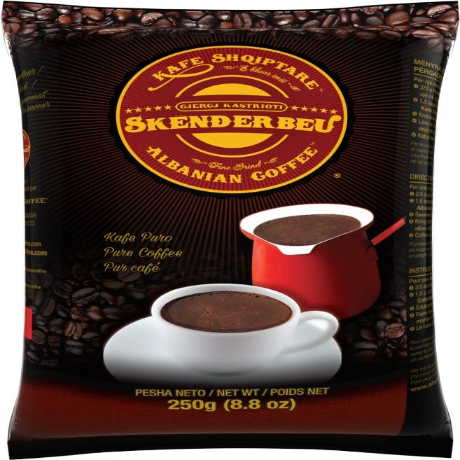 Albanian Coffee SKENDERBEU 8.8 Oz / 250 gr