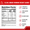 Naturade Weight Gain Nutrition Drink Mix for Healthy Weight Support, Balanced Calories with Protein, Vitamins & Minerals, Vanilla - 40.6 oz view 2