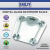 Best Bathroom Scale - Top Digital Weight Scale - Tempered Glass - Clear, Step-on Technology, 330 lbs max Weight by Harlyn view 1