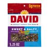 DAVID Roasted and Salted Sweet and Salty Jumbo Sunflower Seeds, Keto Friendly, 5.25 oz, 12 Pack view 1