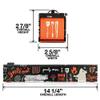 ChicWrap BBQ Grill Refillable Foil Dispenser - One 12"x 30' Roll of Professional Grade Aluminum Foil - Reusable Dispenser w/Slide Cutter - Kosher Certified - Reduces Waste & Saves Money view 3