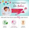 SoulGenie HealthAndYoga Soft Tongue Cleaner for Babies - Delicate Cleaning (Colors May Vary) view 4