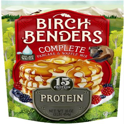 Birch Benders Pancake and Waffle Mix with Whey, Protein, 16 Oz