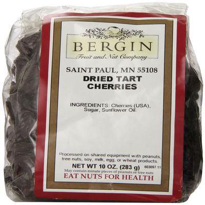 Bergin Nut Company Cherries Dried, 10 Ounce Bag
