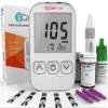 OhCare Lite Blood Sugar Test Kit  Blood Glucose Meter with Strips and Lancets, Lancing Device, Log, and Case - One Touch Eject Glucometer (110 Strips, 125 Lancets, & Control Solution) view 1