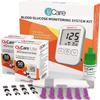 OhCare Lite Blood Sugar Test Kit  Blood Glucose Meter with Strips and Lancets, Lancing Device, Log, and Case - One Touch Eject Glucometer (110 Strips, 125 Lancets, & Control Solution) view 2