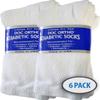 Doc Ortho Loose Fit Cotton Diabetic Socks  Non-Binding Crew for Men & Women, Circulation & Comfort, 6 Pairs view 3