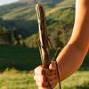 Brazos Rustic Wood Walking Stick, Ironwood, Traditional Style Handle, for Men & Women, Made in The USA, 55" view 4