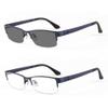 mincl/Photocromic Lens Transition Sunglasses Business Frames Reading Glasses (blue-photochromatic, 1.0) view 1