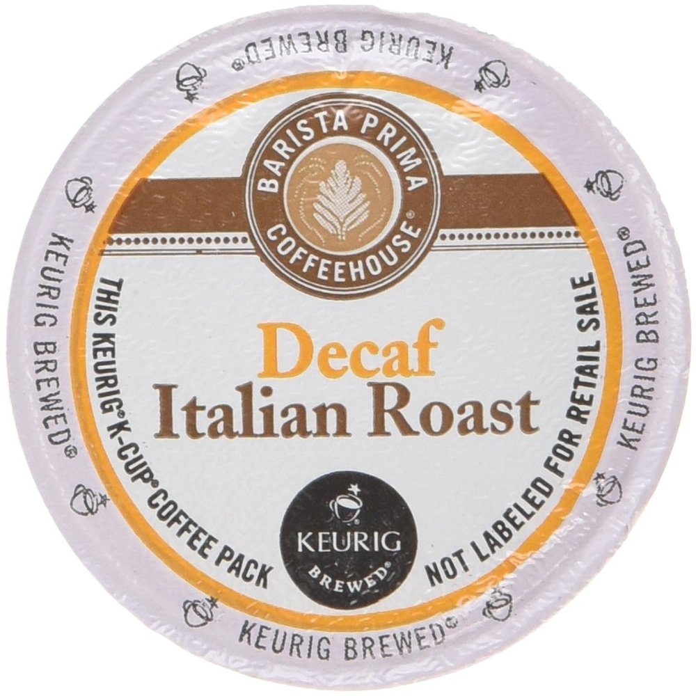 Barista Prima Coffee DECAF ITALIAN (1 Box of 24 K-Cups)