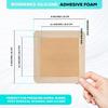 MedVanceTM Silicone - Bordered Silicone Adhesive Foam Dressing Size 6"x6" (4.1"x4.1" pad), Box of 5 dressings view 3