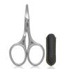 GERMANIKURE Rounded Safety Nail Scissors - FINOX Surgical Stainless Steel baby scissors and Manicure Tools in Leather Case - Self Grooming Scissors for nails Ethically Made in Solingen Germany - 4701 view 1