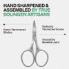 GERMANIKURE Rounded Safety Nail Scissors - FINOX Surgical Stainless Steel baby scissors and Manicure Tools in Leather Case - Self Grooming Scissors for nails Ethically Made in Solingen Germany - 4701 view 2