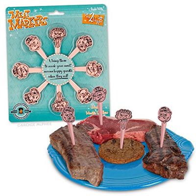 Accoutrements Meat Marker Picks - Set of 8