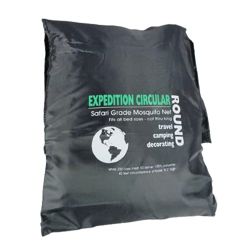 The Expedition White Circular Mosquito Net