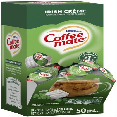 Coffee-mate Liquid Creamer Singles - Irish Creme - 50 ct