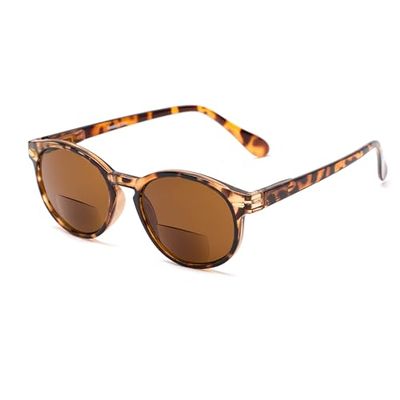 Readers.com Reading Sunglasses: The Drama Bifocal Reading Sunglasses, Acetate round Style for Men and Women