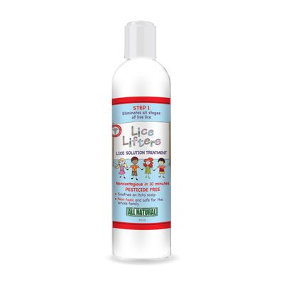 Lice Lifters Solution for Lice Care, Oil-Based Formula, Gentle on Scalp & Hair, Family Safe, 8 oz
