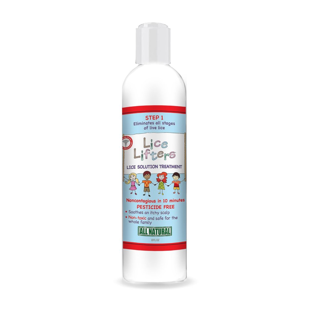 Lice Lifters Solution for Lice Care, Oil-Based Formula, Gentle on Scalp & Hair, Family Safe, 8 oz