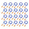 20 Pairs Corded Ear Plugs Reusable Silicone Earplugs with String Banded Ear Plug for Sleeping Noise Cancelling Noise Reduction Hearing Protection(Blue-Orange) view 1