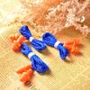 20 Pairs Corded Ear Plugs Reusable Silicone Earplugs with String Banded Ear Plug for Sleeping Noise Cancelling Noise Reduction Hearing Protection(Blue-Orange) view 2