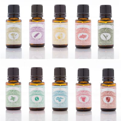 10-Pack! RICHFIELD PREMIUM ESSENTIAL OILS Family Essentials Kit (LARGE 15ml Bottles)