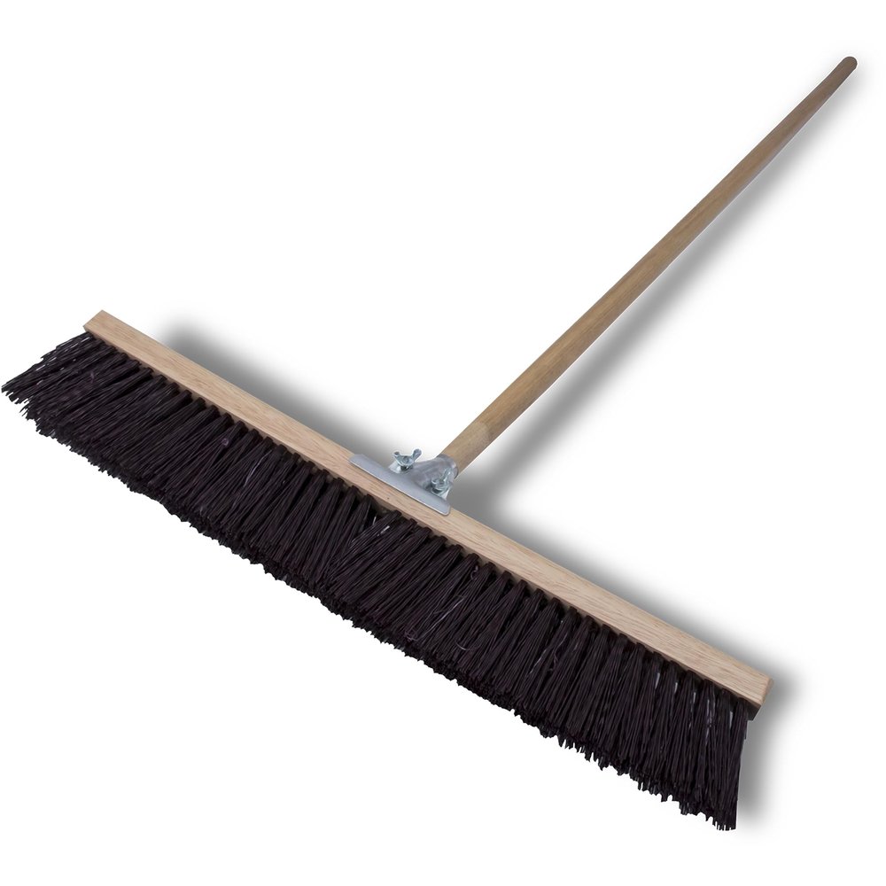 Marshalltown Coarse Asphalt Broom, 24 Inch with Handle, Assembled in USA