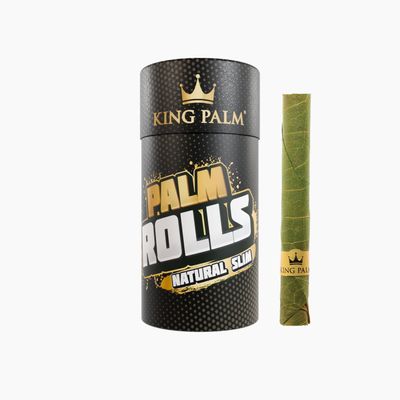 King Palm Slim Size Cones - (20 Rolls Total) - Natural Pre Roll Palm Leafs - Pre Rolled Cones - All Natural Cones - Corn Husk Filter - Preroll Cones - Cones with Filter - Organic Cones