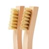 Otter Wax Leather & Fabric Brush Set  Horsehair Buffing Brush + Tampico Cleaning Brush for Canvas, Boots & Gear view 4