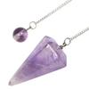 Amethyst Crystal Pendulum view 1