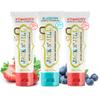 Jack N' Jill Natural Toothpaste for Baby and Infants - Fluoride Free Training Toothpaste, 40% Xylitol, BPA Free - Strawberry & Blueberry, 1.76 oz (Pack of 3) view 1