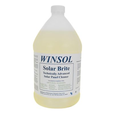 Winsol Solar Brite Solar Panel Cleaning Soap Gallon