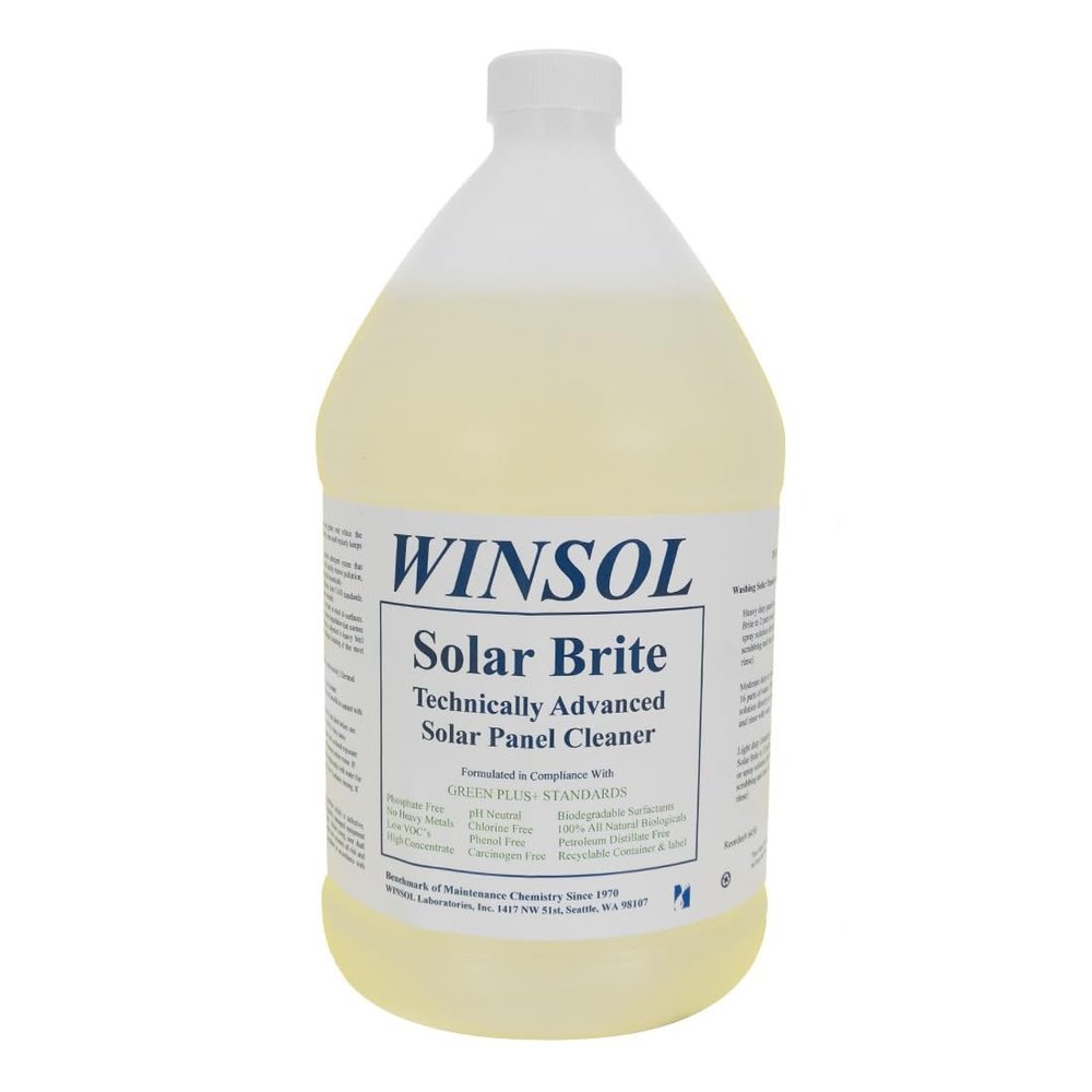 Winsol Solar Brite Solar Panel Cleaning Soap Gallon