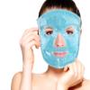 Hot and Cold Therapy Gel Bead Full Facial Mask by FOMI Care | Ice Face Mask for Migraine Headache, Stress Relief | Reduces Eye Puffiness, Dark Circles | Fabric Back (Full Face w/Eye Holes) view 1