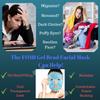 Hot and Cold Therapy Gel Bead Full Facial Mask by FOMI Care | Ice Face Mask for Migraine Headache, Stress Relief | Reduces Eye Puffiness, Dark Circles | Fabric Back (Full Face w/Eye Holes) view 4