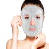 FOMI Hot and Cold Therapy Gel Bead Full Facial Mask Care | Ice Face Mask for Migraine Headache, Stress Relief | Reduces Eye Puffiness, Dark Circles | Fabric Back | Freezable, Microwaveable view 1