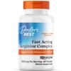 Doctor's Best Fast Acting Arginine Complex - L Arginine Supplements for Men & Women, Helps Nitric Oxide Level, Blood Flow & Cardiovascular Health Support, 1500 mg Per Serving, Vegan - 60 Tablets view 1