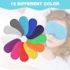 12 Pieces Multicolor Eye Mask Cover Lightweight Blindfold Sleep Mask with Nose Pad and Elastic Straps for Kids Women Men, 12 Colors view 4