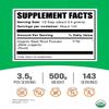 BulkSupplements.com Organic Beet Root Powder - Superfood Supplement, Beet Root Supplements - Vegan & Gluten Free, 3.5g per Serving, 500g (1.1 lbs) (Pack of 1) view 2