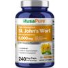 NusaPure St. John's Wort 20:1 Extract, 300 mg Equivalent to 6,000mg 240 Veggie Capsules (Vegetarian, Non-GMO & Vegan) Bioperine view 1