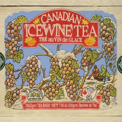 Canadian Ice Wine Tea in Wood Box - 100 Tea Bags