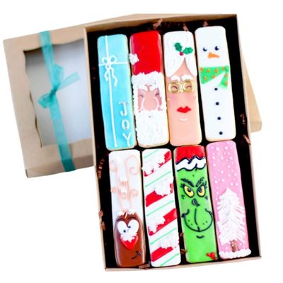 8 Pc. Christmas Cookie Stick Boxed Gift Set! Christmas, Holiday, Hostess Party Gift!