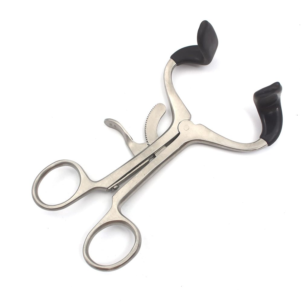 OdontoMed2011 Mouth Gag 5.5" Dental Stainless Steel Molt Mouth Gag with Silicone ODM